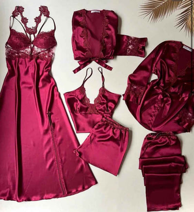 Luxurious 6-Piece Bridal Sleepwear Collection
